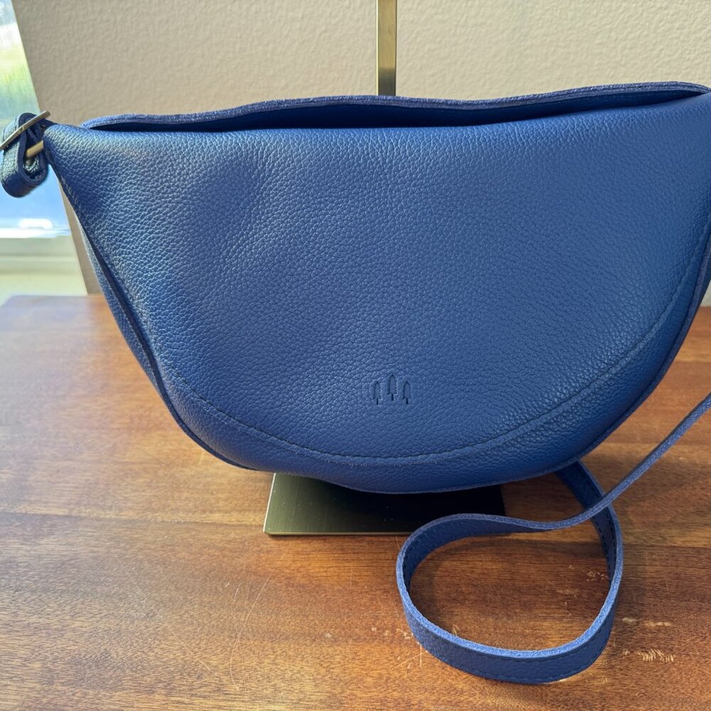 Portland Leather Goods Large Koala in Molino Blue